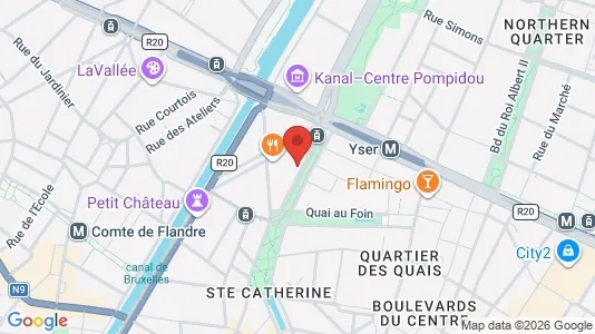Apartments for rent i Stad Brussel - kort over placeringen