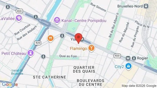 Apartments for rent i Stad Brussel - kort over placeringen