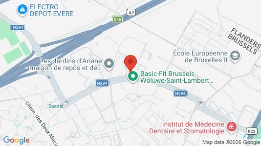Apartments for rent i Brussels Sint-Lambrechts-Woluwe - kort over placeringen