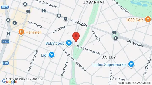 Apartments for rent i Brussels Schaarbeek - kort over placeringen