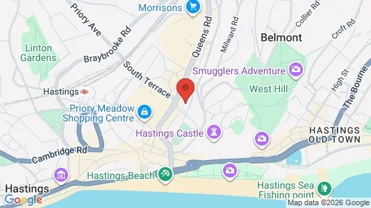 Apartments for rent i Hastings - East Sussex - kort over placeringen