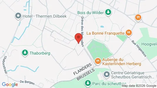 Apartments for rent i Brussels Sint-Agatha-Berchem - kort over placeringen