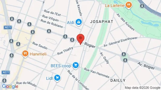 Apartments for rent i Brussels Schaarbeek - kort over placeringen