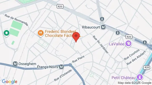 Apartments for rent i Brussels Koekelberg - kort over placeringen