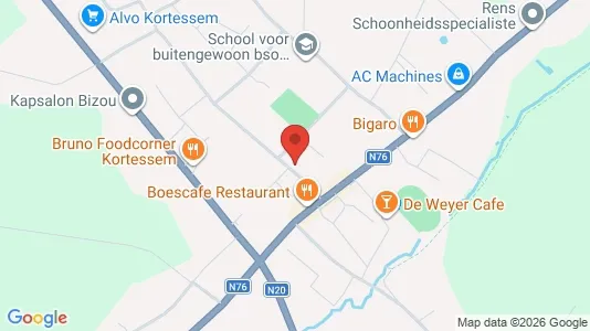 Apartments for rent i Kortessem - kort over placeringen