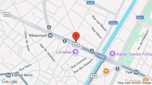 Apartments for rent i Brussels Sint-Jans-Molenbeek - kort over placeringen