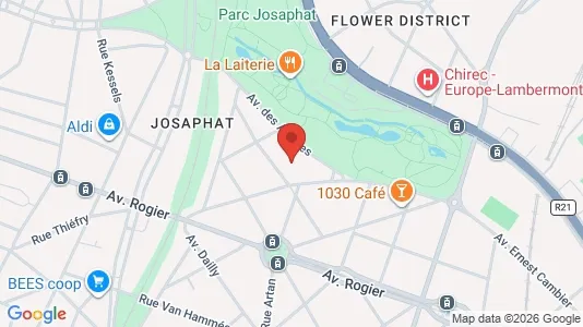 Apartments for rent i Brussels Schaarbeek - kort over placeringen