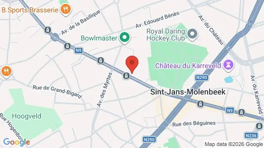 Apartments for rent i Brussels Sint-Jans-Molenbeek - kort over placeringen
