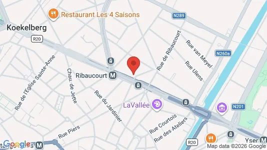 Apartments for rent i Brussels Sint-Jans-Molenbeek - kort over placeringen