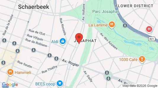 Apartments for rent i Brussels Schaarbeek - kort over placeringen