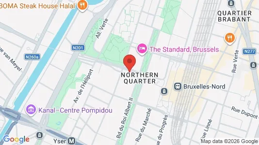 Apartments for rent i Stad Brussel - kort over placeringen