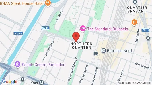 Apartments for rent i Stad Brussel - kort over placeringen
