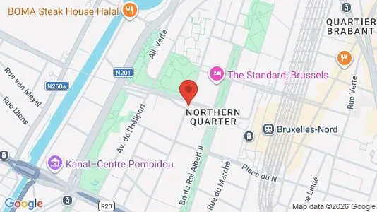 Apartments for rent i Stad Brussel - kort over placeringen