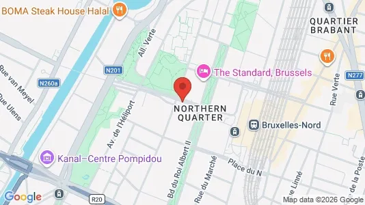 Apartments for rent i Stad Brussel - kort over placeringen