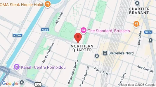Apartments for rent i Stad Brussel - kort over placeringen