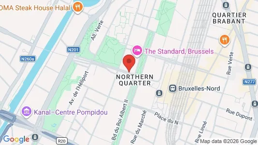 Apartments for rent i Stad Brussel - kort over placeringen