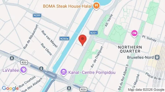Apartments for rent i Stad Brussel - kort over placeringen