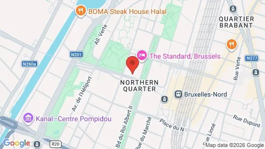 Apartments for rent i Stad Brussel - kort over placeringen