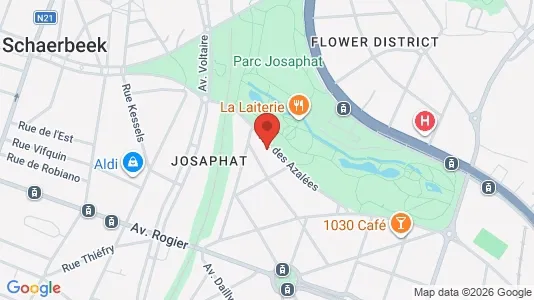 Apartments for rent i Brussels Schaarbeek - kort over placeringen