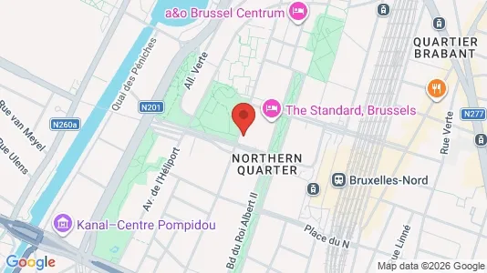 Apartments for rent i Stad Brussel - kort over placeringen