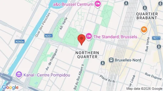 Apartments for rent i Stad Brussel - kort over placeringen