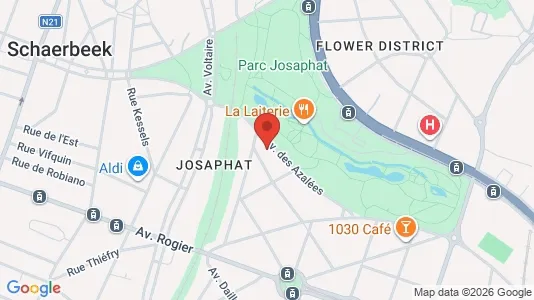 Apartments for rent i Brussels Schaarbeek - kort over placeringen