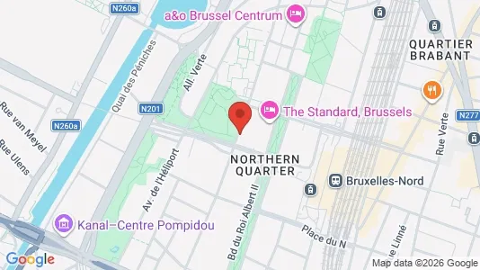 Apartments for rent i Stad Brussel - kort over placeringen