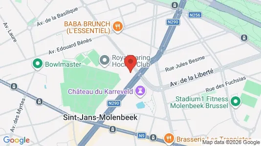 Apartments for rent i Brussels Sint-Jans-Molenbeek - kort over placeringen