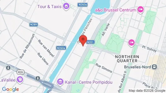 Apartments for rent i Stad Brussel - kort over placeringen