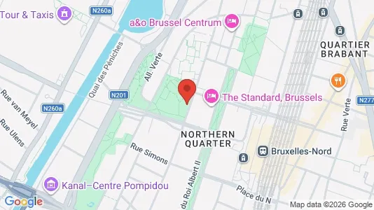 Apartments for rent i Stad Brussel - kort over placeringen