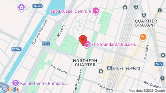 Apartments for rent i Stad Brussel - kort over placeringen