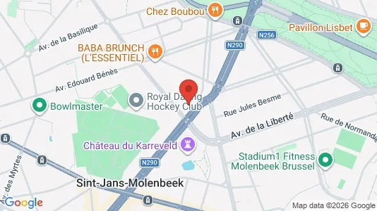 Apartments for rent i Brussels Koekelberg - kort over placeringen