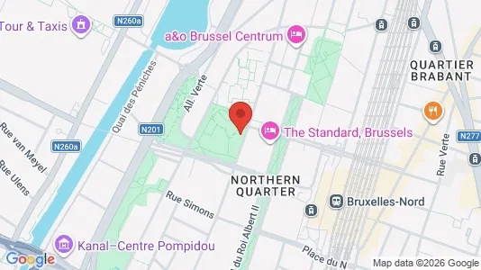 Apartments for rent i Stad Brussel - kort over placeringen