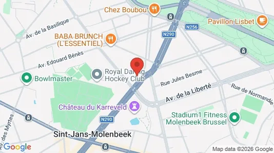 Apartments for rent i Brussels Koekelberg - kort over placeringen