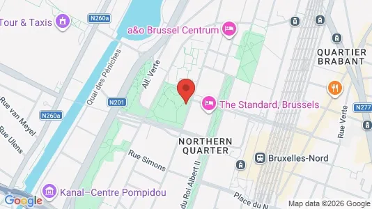 Apartments for rent i Stad Brussel - kort over placeringen