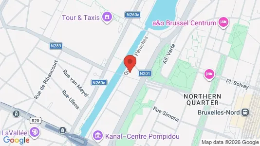 Apartments for rent i Stad Brussel - kort over placeringen