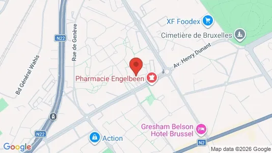 Apartments for rent i Brussels Evere - kort over placeringen