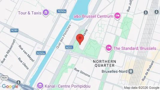 Apartments for rent i Stad Brussel - kort over placeringen