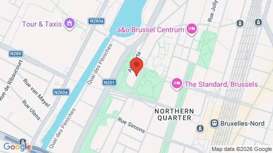 Apartments for rent i Stad Brussel - kort over placeringen