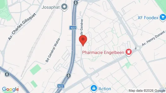 Apartments for rent i Brussels Evere - kort over placeringen