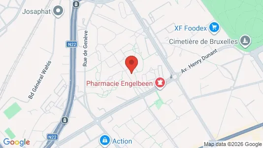 Apartments for rent i Brussels Evere - kort over placeringen