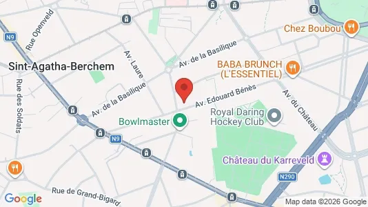 Apartments for rent i Brussels Sint-Jans-Molenbeek - kort over placeringen