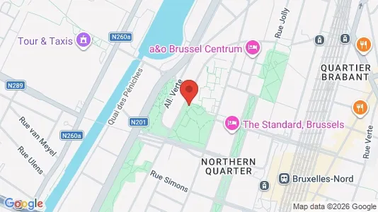 Apartments for rent i Stad Brussel - kort over placeringen
