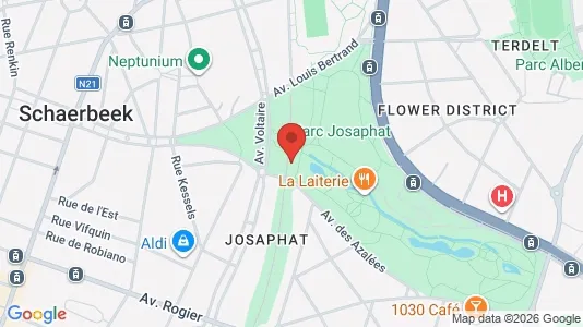 Apartments for rent i Brussels Schaarbeek - kort over placeringen
