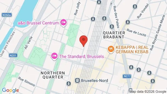 Apartments for rent i Brussels Schaarbeek - kort over placeringen