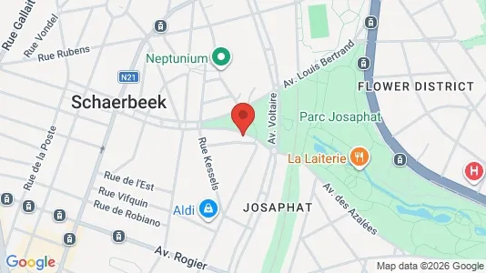 Apartments for rent i Brussels Schaarbeek - kort over placeringen