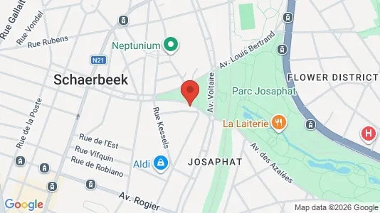 Apartments for rent i Brussels Schaarbeek - kort over placeringen