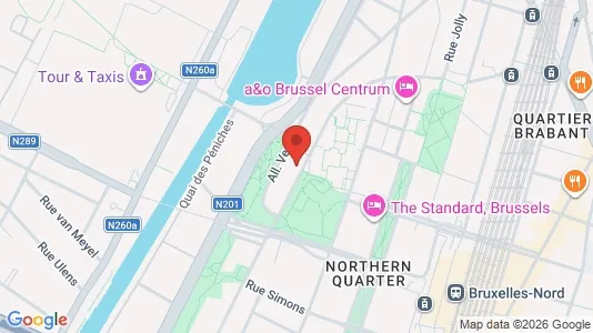 Apartments for rent i Stad Brussel - kort over placeringen