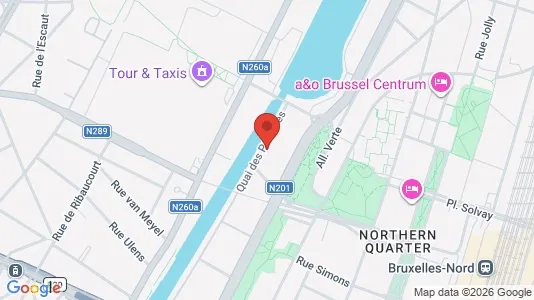 Apartments for rent i Stad Brussel - kort over placeringen