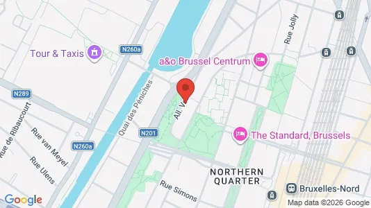 Apartments for rent i Stad Brussel - kort over placeringen